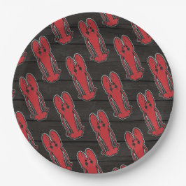 Prato De Papel Qualquer ocasião Assar de lagosta/quintal de rocha