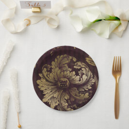 Prato De Papel Quarto Escuro