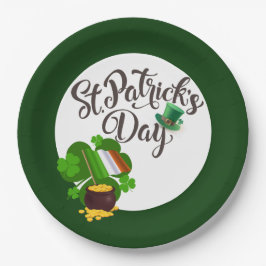 Prato De Papel Quatro Folhas de Papel Vestido