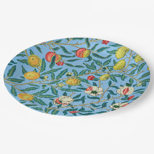 Prato De Papel Quatro Frutas de William Morris