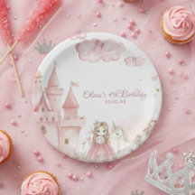 Quatro Vezes A Princesa Castelo Rosa de 4º Anivers