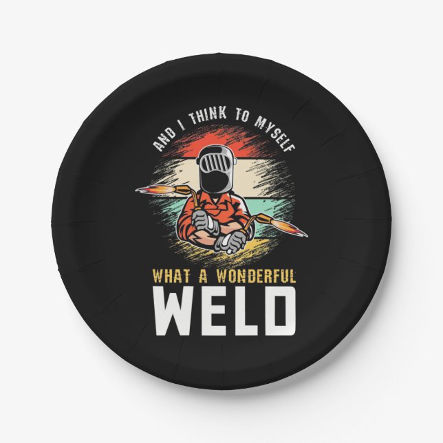 Prato De Papel Que Soldadura Maravilhosa (Frente)