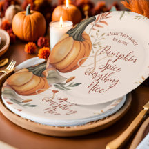 Queda De Pumpkin Spice Chá de fraldas Autumn Water