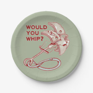 PRATO DE PAPEL QUEDA DE WHIPPER DE LIMPEZA TRAD