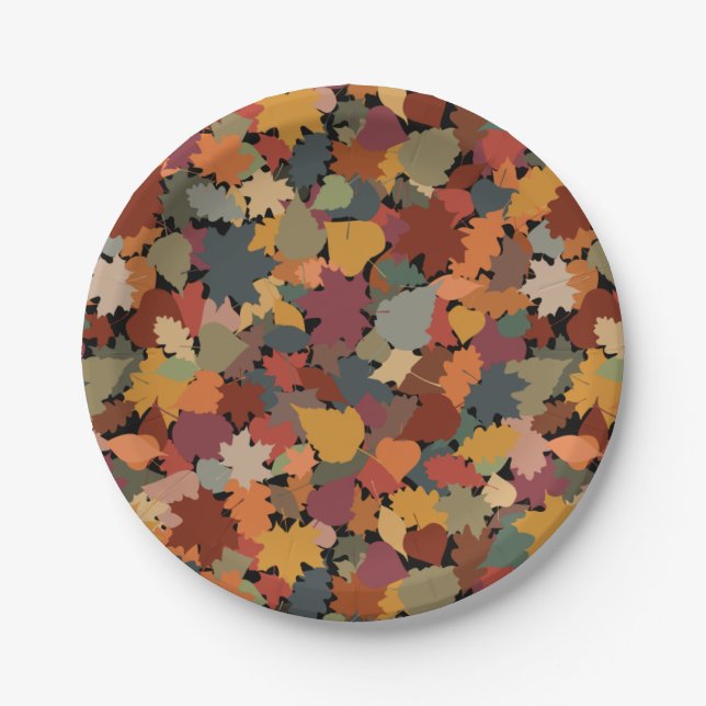 Prato De Papel Queda e folhetos (Frente)