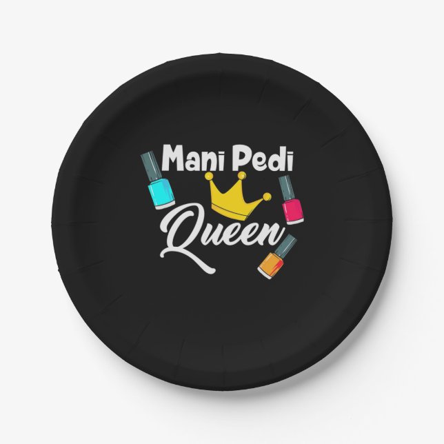 Prato De Papel Queen Nail Artist (Frente)