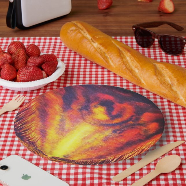 Prato De Papel Queimando Céu (Piquenique)