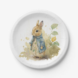 Prato De Papel Rabbit Peter Party Paper Plates