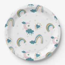 Rainbow Baby Pastel Pattern - Enfermeiro Whimsical
