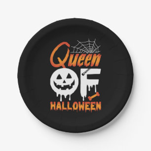 Prato De Papel Rainha Halloween Do Halloween