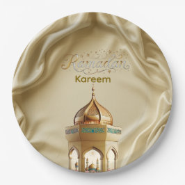 Prato De Papel Ramadan Kareem