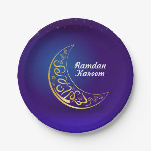 Prato De Papel Ramadan Kareem