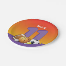 Rapariga 11 Birthday Sports Balls