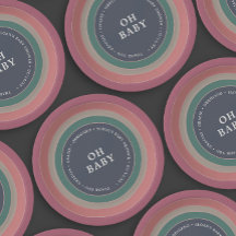 Rapariga do Chá de fraldas Arco-Íris sem som