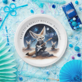 Prato De Papel Raposas Fênico Cute Enroscando Guitarras Acústicas