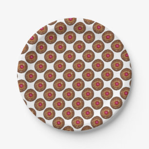 Prato De Papel Raspberry Linzer Torte Cookie Austríaco de Natal