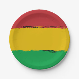 Prato De Papel Rasta