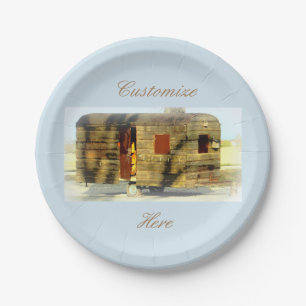 Prato De Papel Reboque de madeira resistido Thunder_Cove do