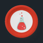 Prato De Papel Red Beaker Science Party<br><div class="desc">Você está planejando uma festa temática de ciência para seu filho? Faça dele um aniversário de criança explosivo com a Red Beaker Science Party Plates, projetada pela Enchantfancy Design Company. Estas placas de papel apresentam um copo de química cheio de líquido vermelho borbulhante. É perfeito para crianças que amam ciência!...</div>