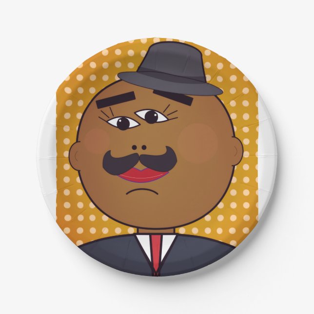 Prato de Papel Redondo QUICKDRAW (Frente)