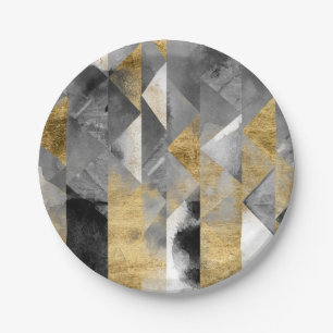 Prato De Papel Reflexões Gilt I