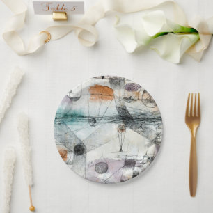 Prato De Papel Reino de Air Paul Klee Abstrato Expressionista