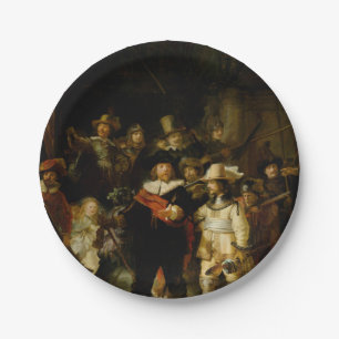 Prato De Papel REMBRANDT CAMIONETE RIJN- o Nightwatch 1642