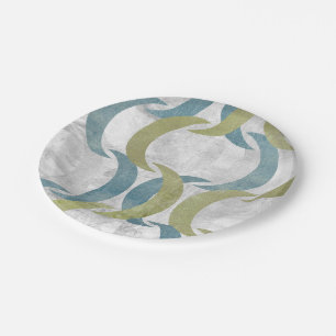 Prato De Papel Repetição Geométrica III