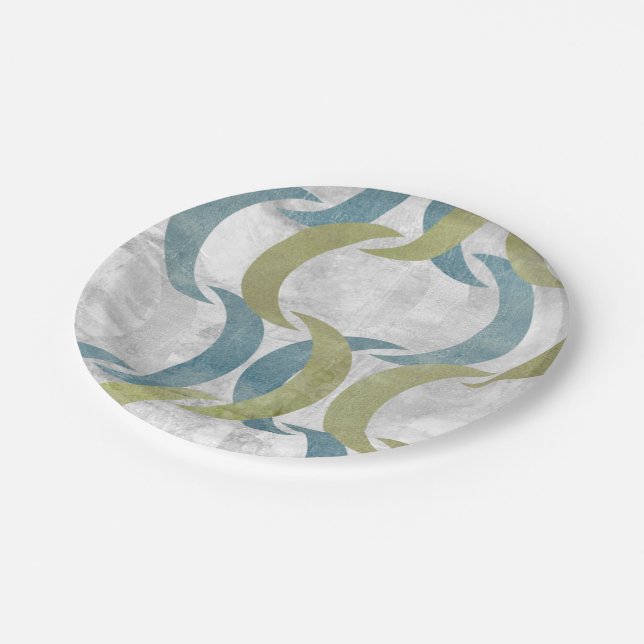 Prato De Papel Repetir Geométrico III (Inclinado)