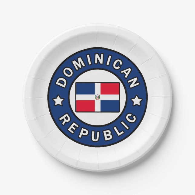 Prato De Papel República Dominicana (Frente)