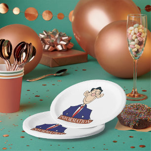 Prato De Papel Responsável pela informação