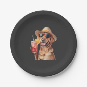 Prato De Papel Retriever Labrador