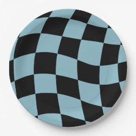 Prato De Papel Retro One Happy Dud Party - Festa de primeiro aniv