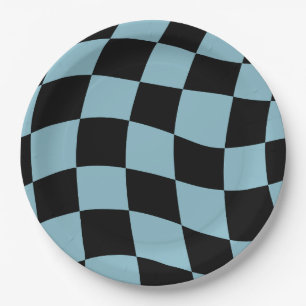 Prato De Papel Retro One Happy Dud Party - Festa de primeiro aniv