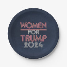 Retro Vintage Pink Women for Trump 2024