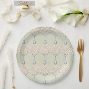 Prato De Papel Rhinestone picante