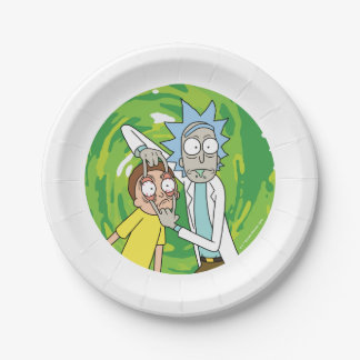 Prato De Papel RICK E MORTY™ | Veja Isso
