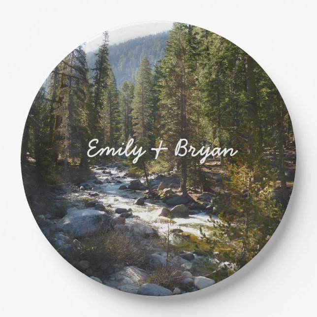 Prato De Papel Rio Kaweah no Parque Nacional Sequoia (Frente)