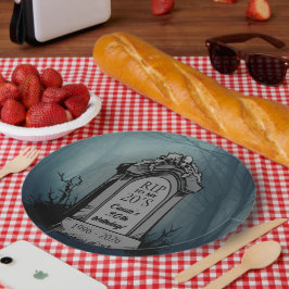 Prato De Papel RIP para a Festa de aniversário dos 20