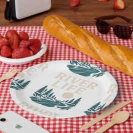 Prato De Papel River Is Life Paper Plates - Partido Inspirado na 