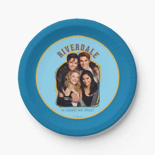 Prato De Papel Riverdale - No Esquadrão Confiamos (Frente)