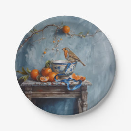 Prato De Papel Robin - Placas de Papel Redondas