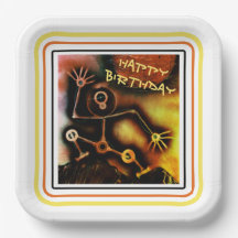 Robô Feliz Aniversário