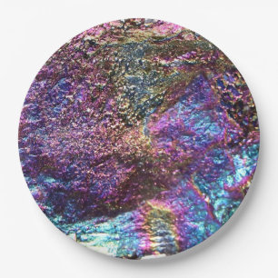 Prato De Papel Rochas do arco-íris de Falln