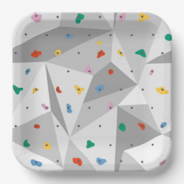 Prato De Papel Rock Wall Subindo