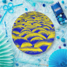 Rockscape azul e amarelo