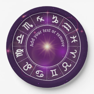 Prato De Papel Roda do cavalo, astrologia, 12 sinais de zodíaco,