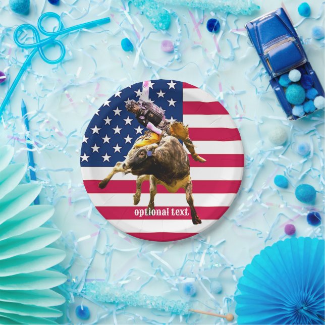 Prato De Papel Rodeo Bullride (Festa)