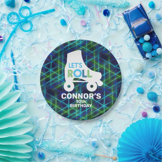 Prato De Papel Rollho de Vamos de Aniversário de Curso de Curso (Festa)