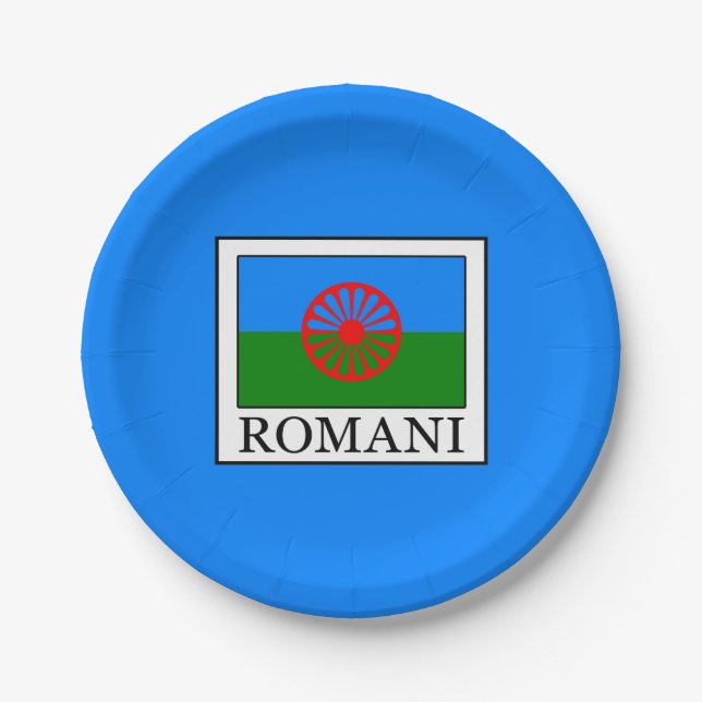Prato De Papel Romani (Frente)
